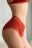 Рубиновые кружевные эротические трусики Norddiva размер S