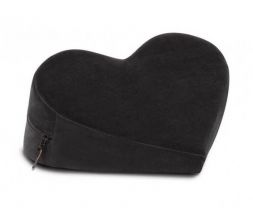 Малая черная подушка-сердце для любви Liberator Heart Wedge